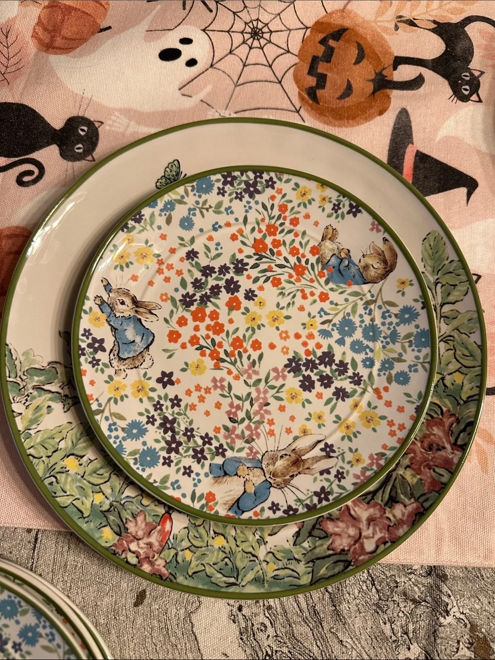 Pottery Barn Beatrix Potter appetizer plates, Set of 4 , New 🐰